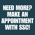 Need more? Make an appointment with the Student Success Center!