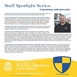 Staff Spotlight, Ken Cole