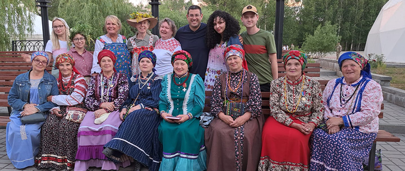 Photo of group of women and children