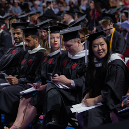 CAS students at graduation 