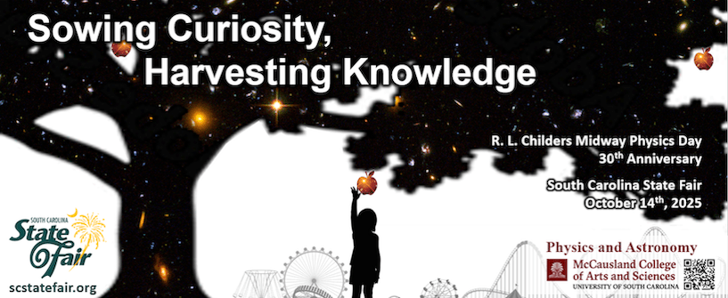 Poster for the 2025 Midway Physics event