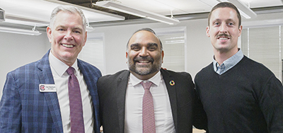 Tom Reichert, Sonny Patel and Brett Robertson