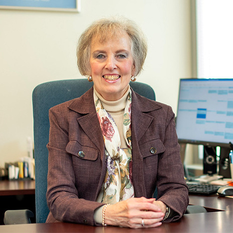 Betty Regan in her office