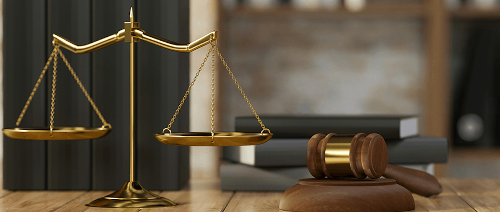 Law Books and a Gavel