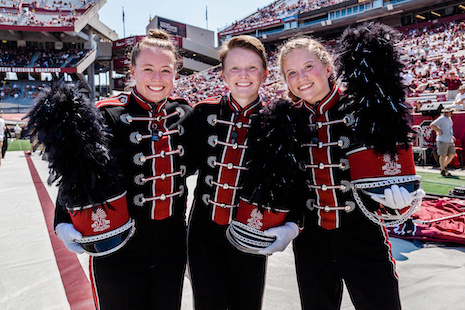 2019 UofSC drum majors 