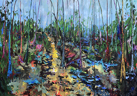 Congaree Swamp painting