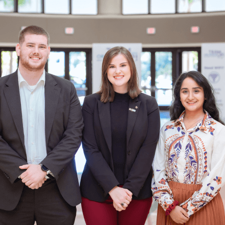 students at business plan competition