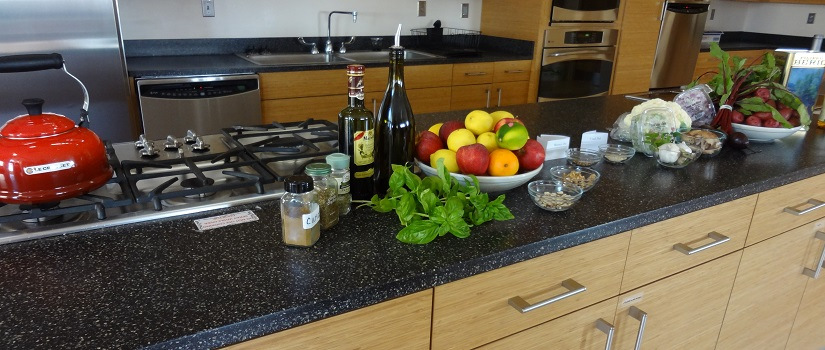 Cooking supplies on a counter