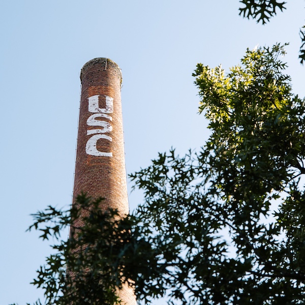 smokestack with white 