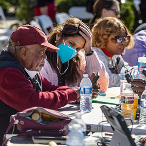 FEMA workers assist victims of LA wildfires