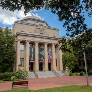 View of the outside of the McKissick Museum.
