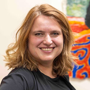 Magdalena Stawkowski smiles for the camera