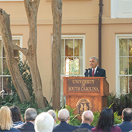 Harris Pastides at the State of the University 